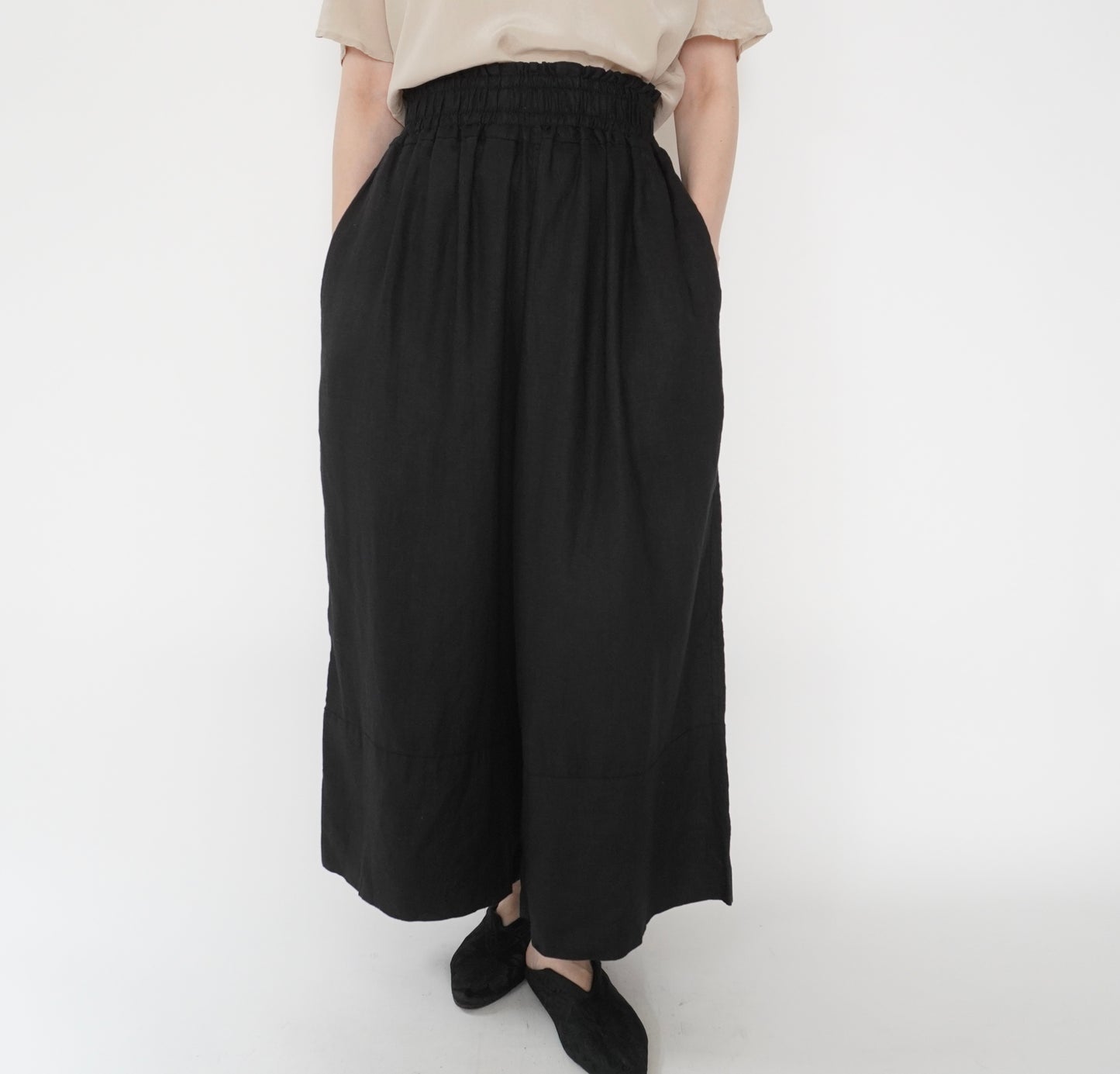 Cropped Wide Pants
