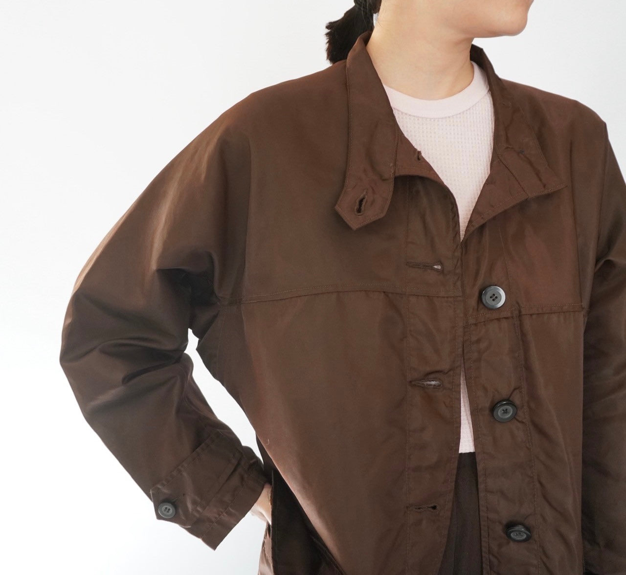 90s Brown Nylon Jacket