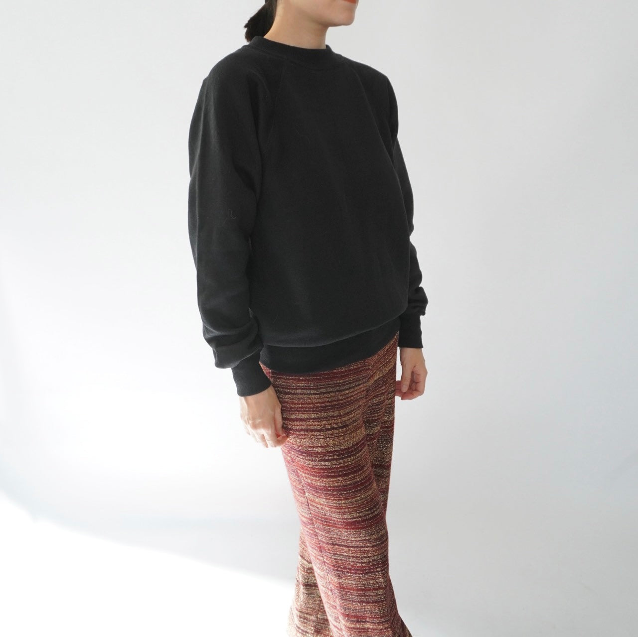 90s Black Sweater Made in USA