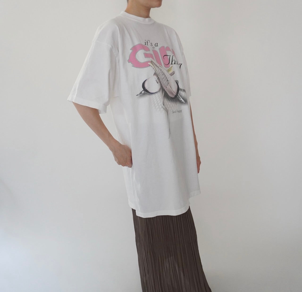 90s Printed Long T-shirt Made in Canada