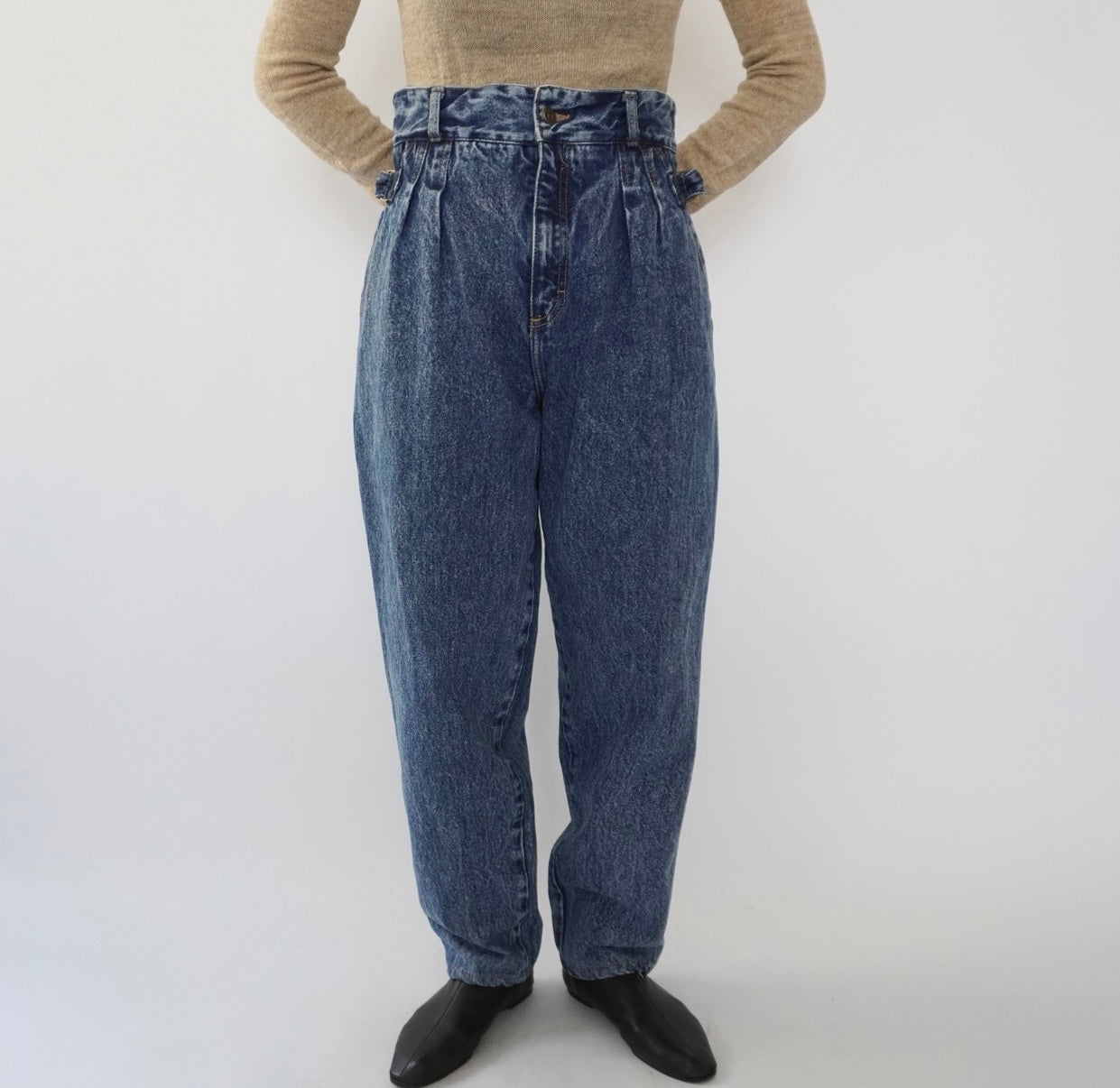 90s High Waisted Denim Pants