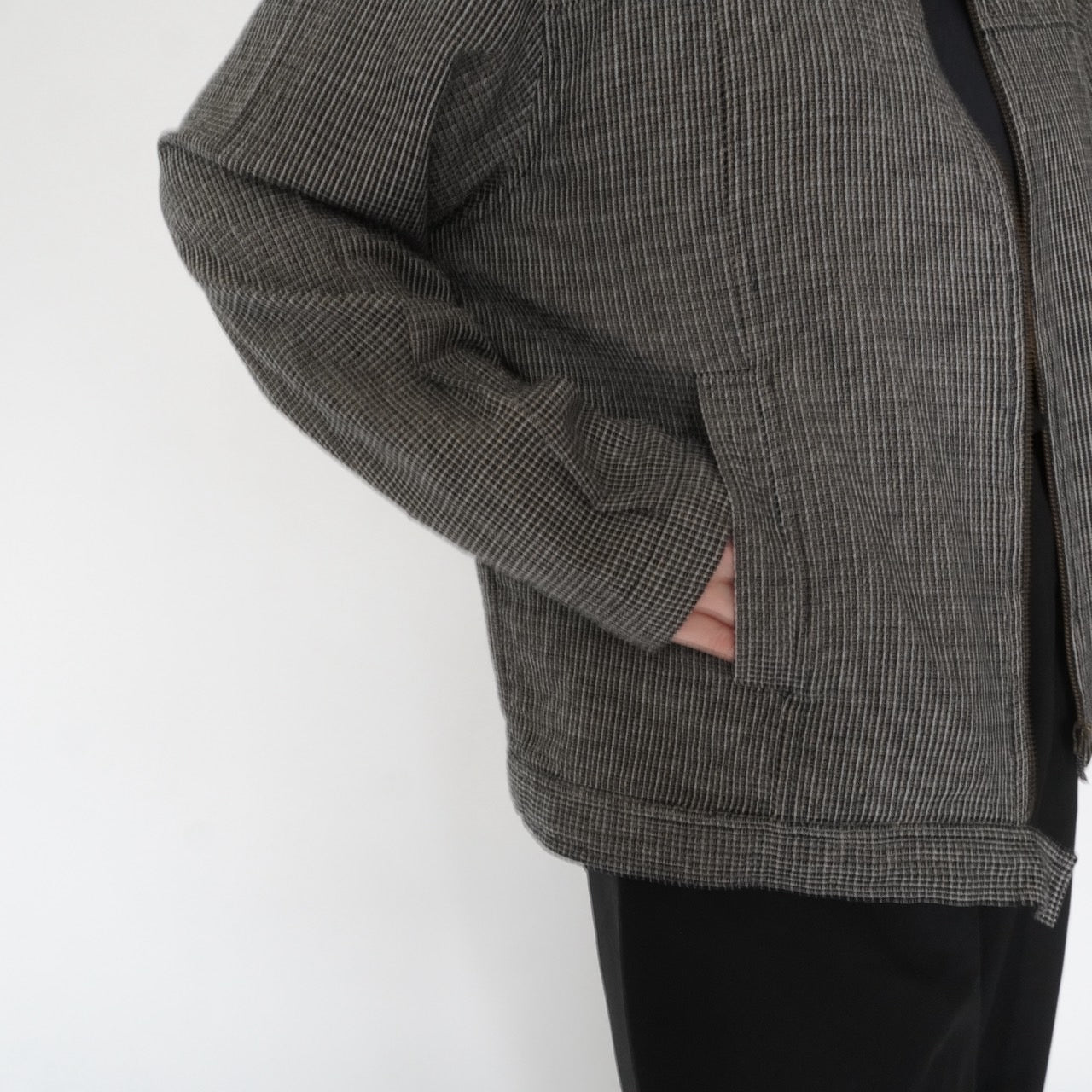 90s Black x White Light Jacket