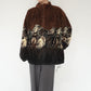 90s Horse Design Fleece Zip Top Made in USA