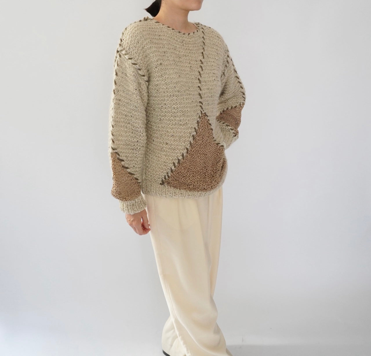 80s Woven Mohair Knit Made in Italy