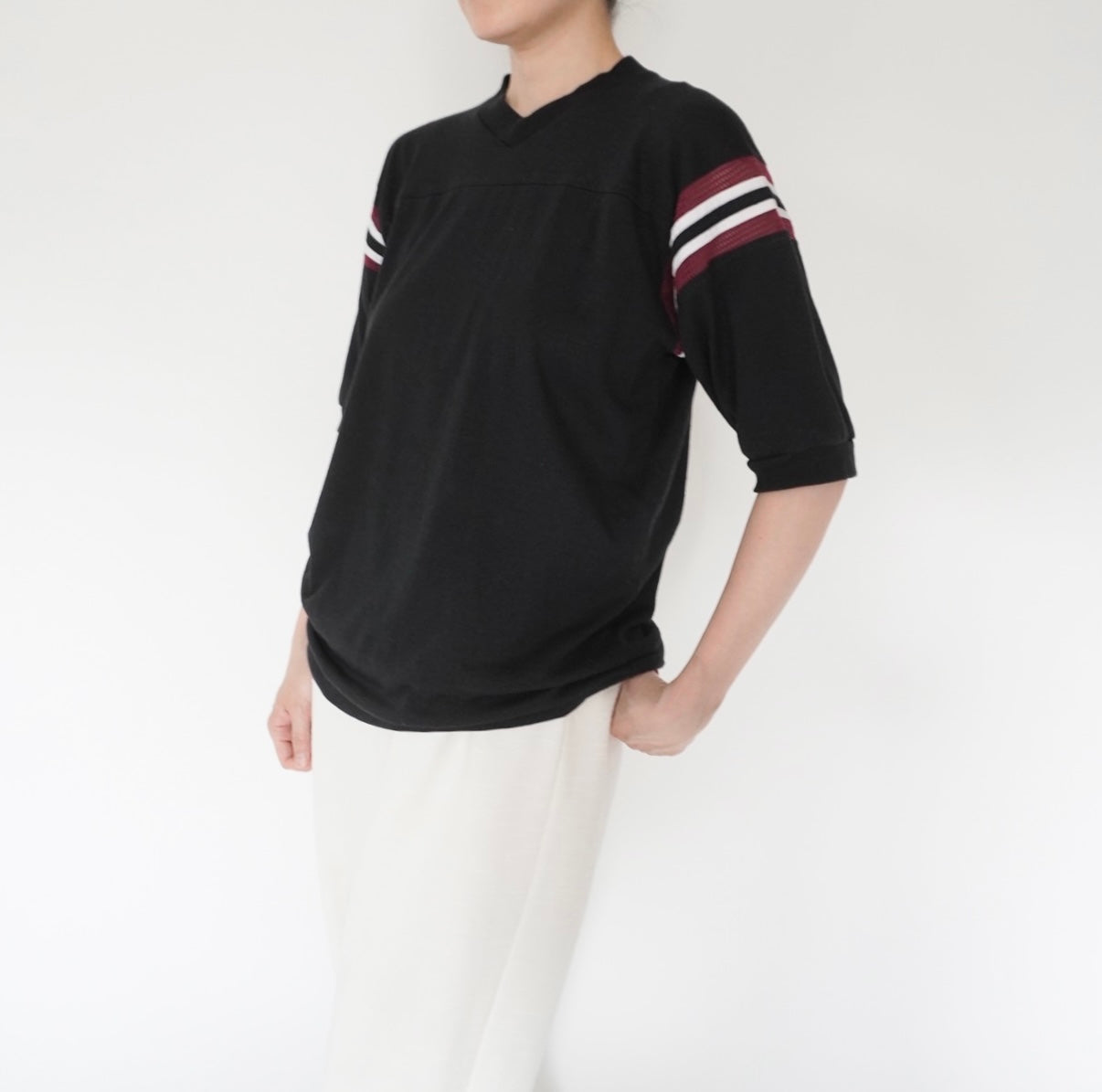 80s Mesh Design T-shirt