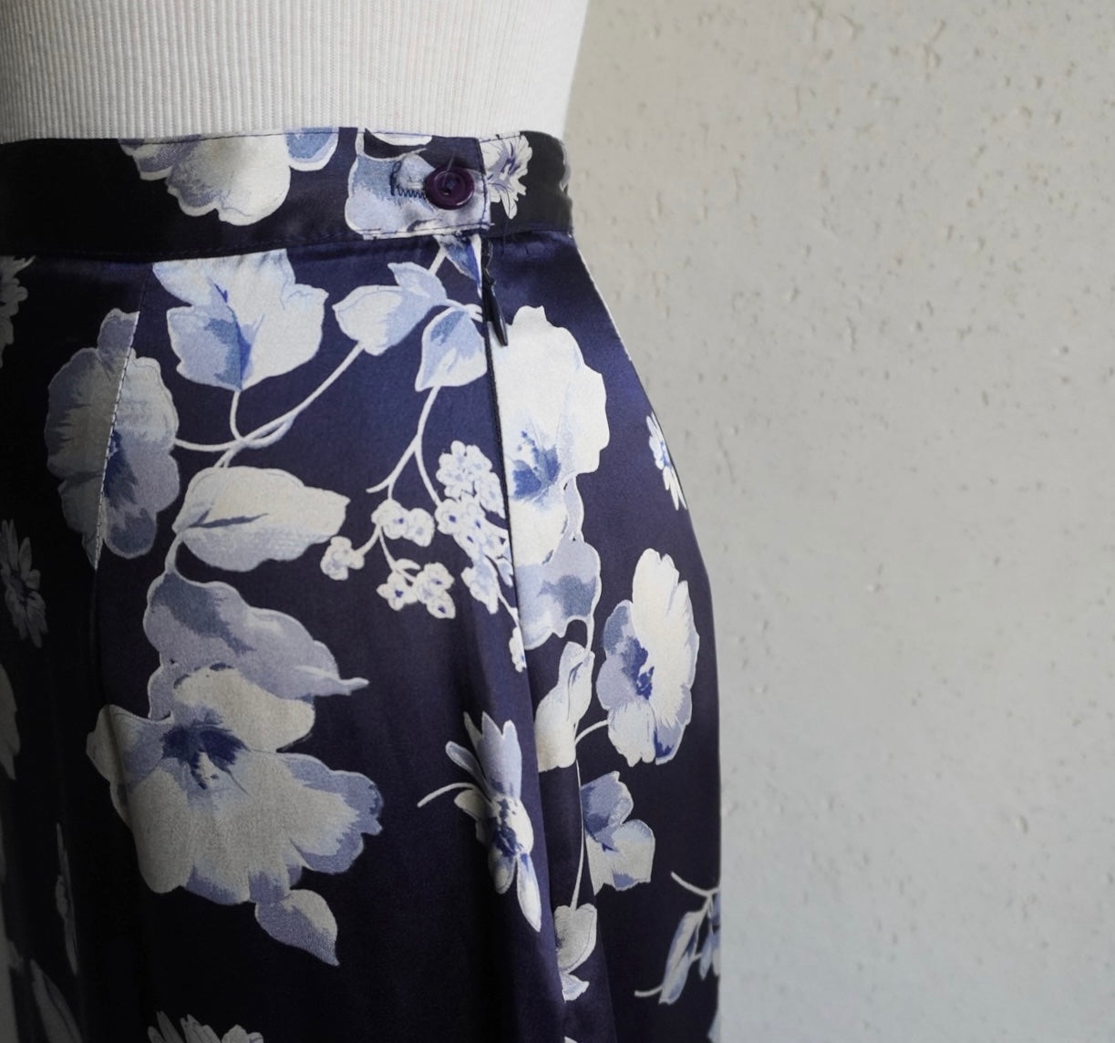 90s Floral Print Skirt