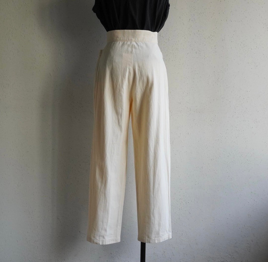 80s  High Waisted Design  Pants