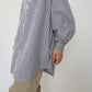 90s "GAP" Striped Long Cotton Shirt