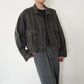 80s Black Denim Jacket