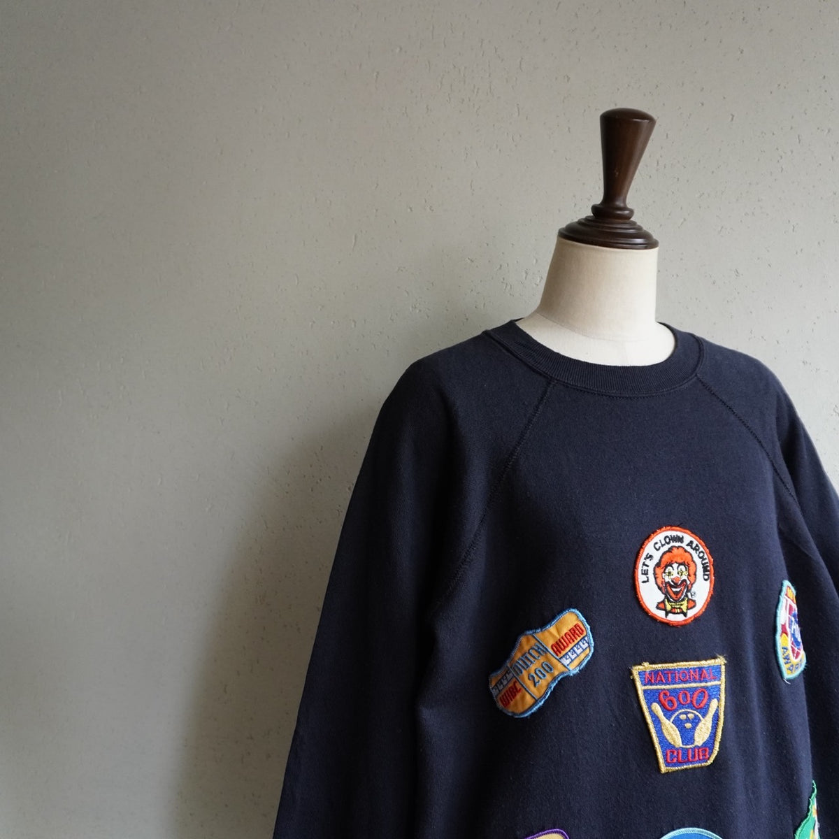 80s Patch Design Sweater