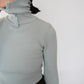 90s Design Ribbed Top Made in Italy