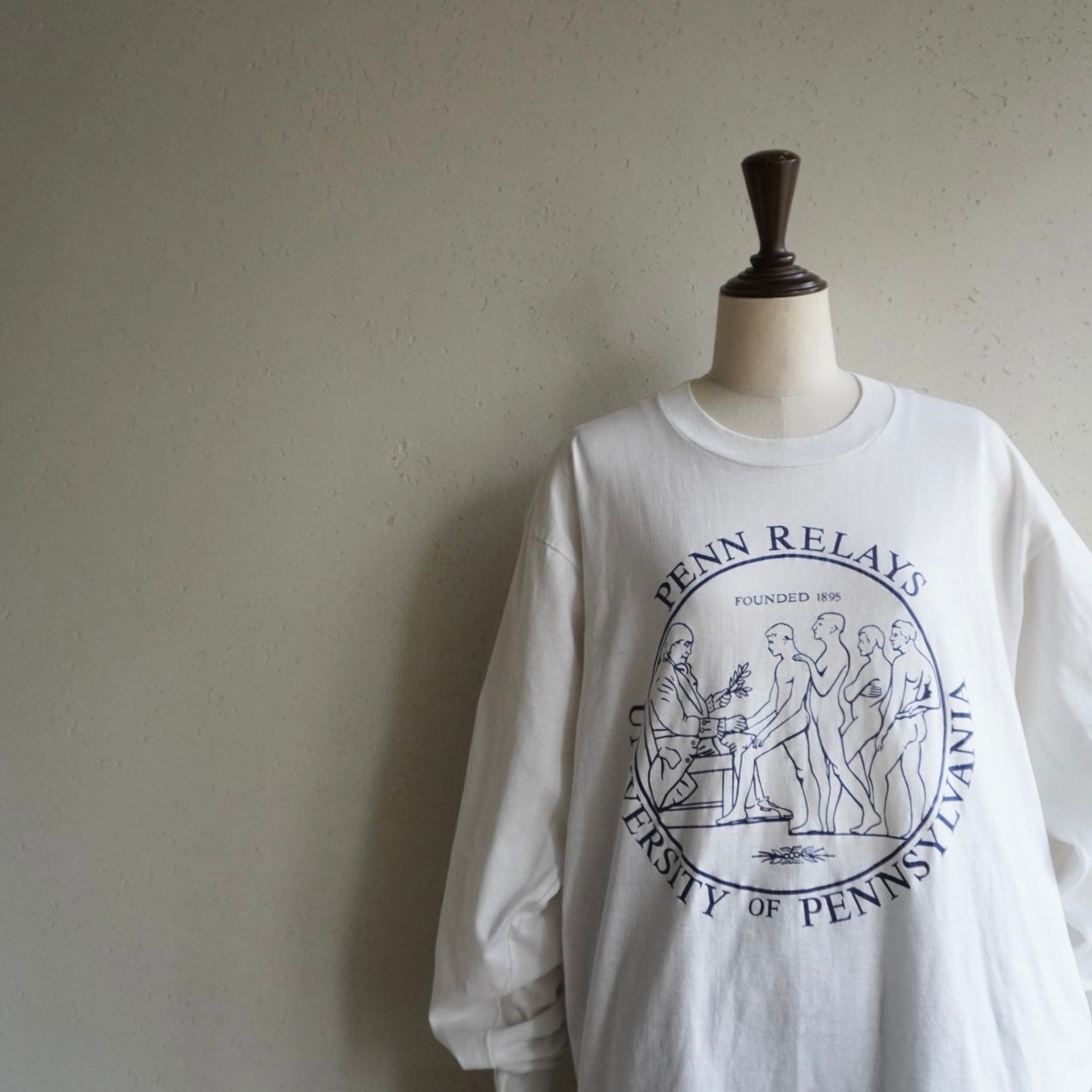 90s Printed Long Sleeves T-shirt