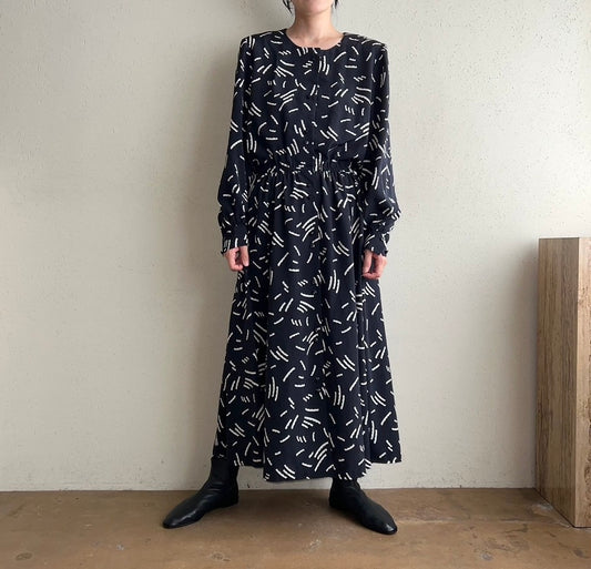 90s Printed Dress