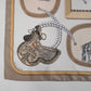 "Hermès " Silk Scarf Made in France