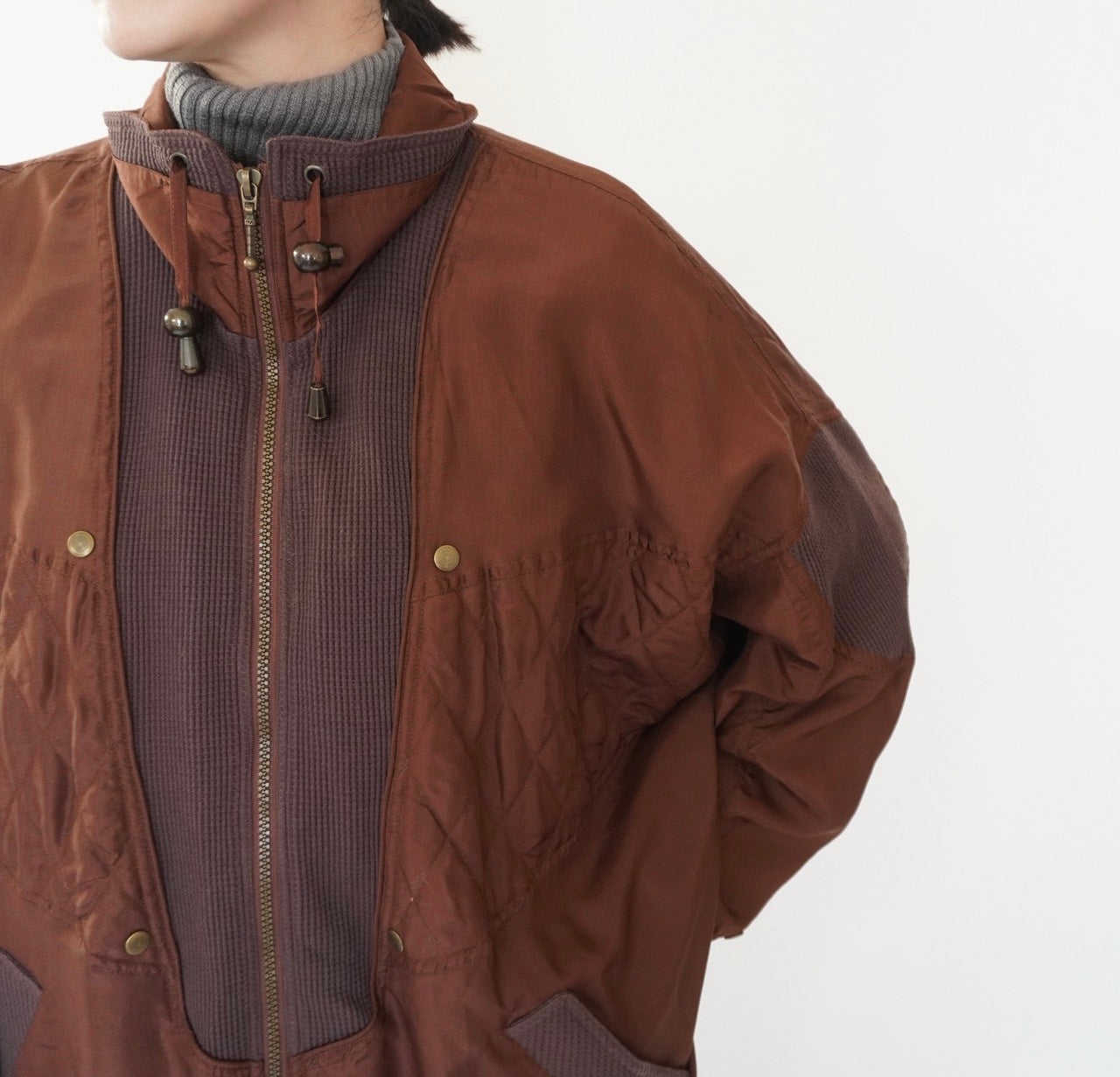 90s Silk Design Light Jacket
