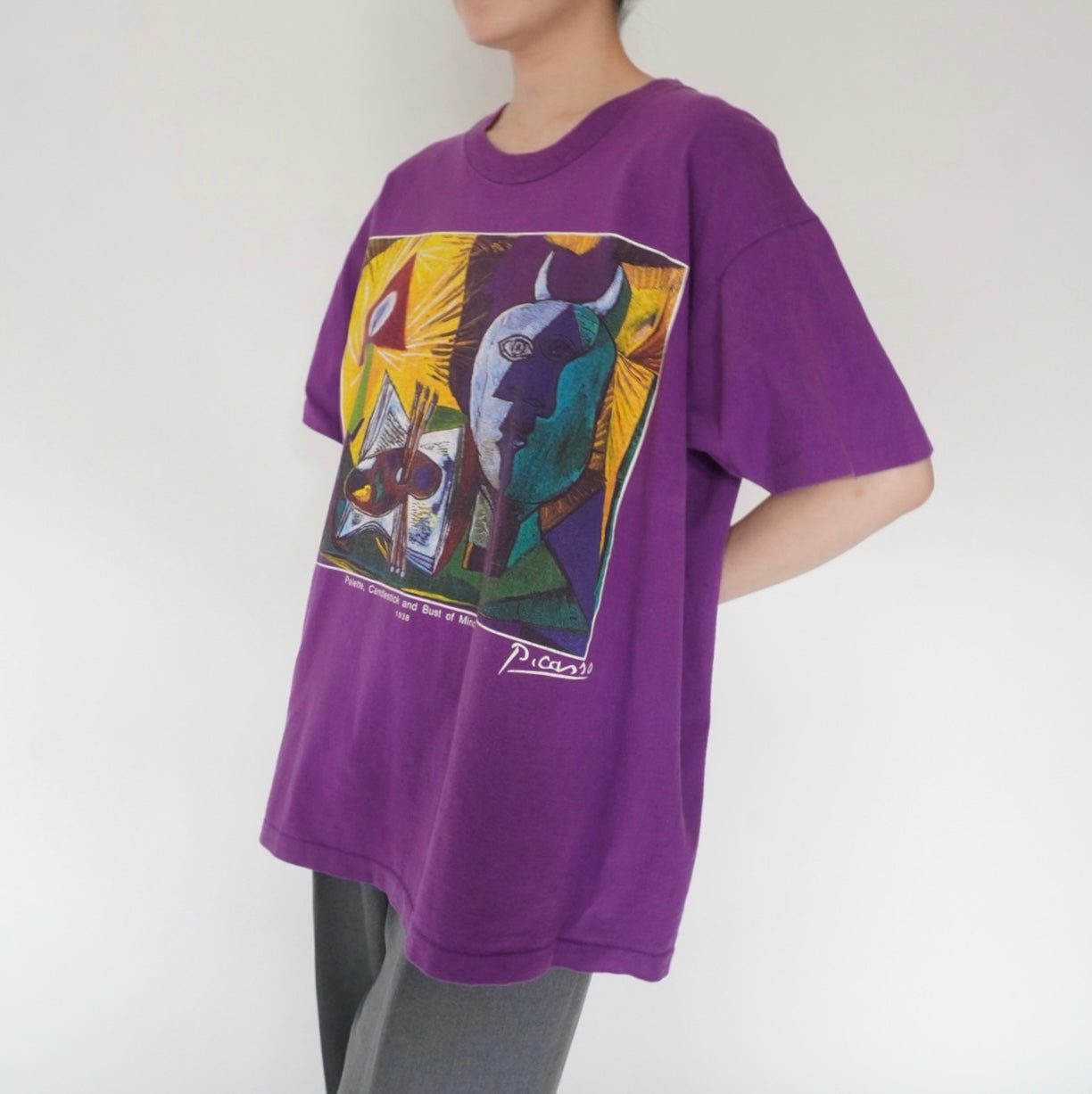 90s "Pablo Picasso” Printed T-shirt Made in USA
