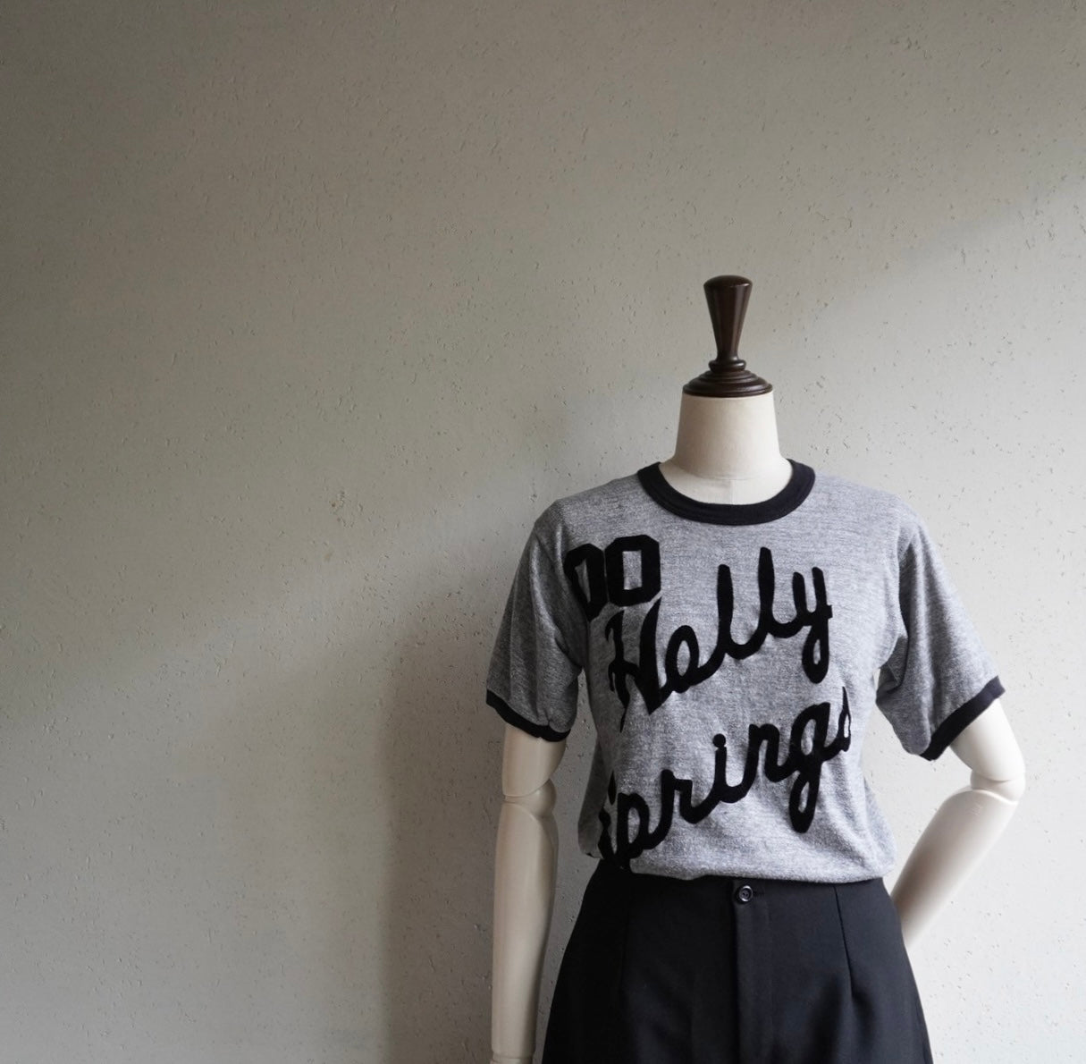80s Flock Print T-shirt Made in USA