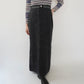 90s EURO Ribbed Knit Maxi Skirt