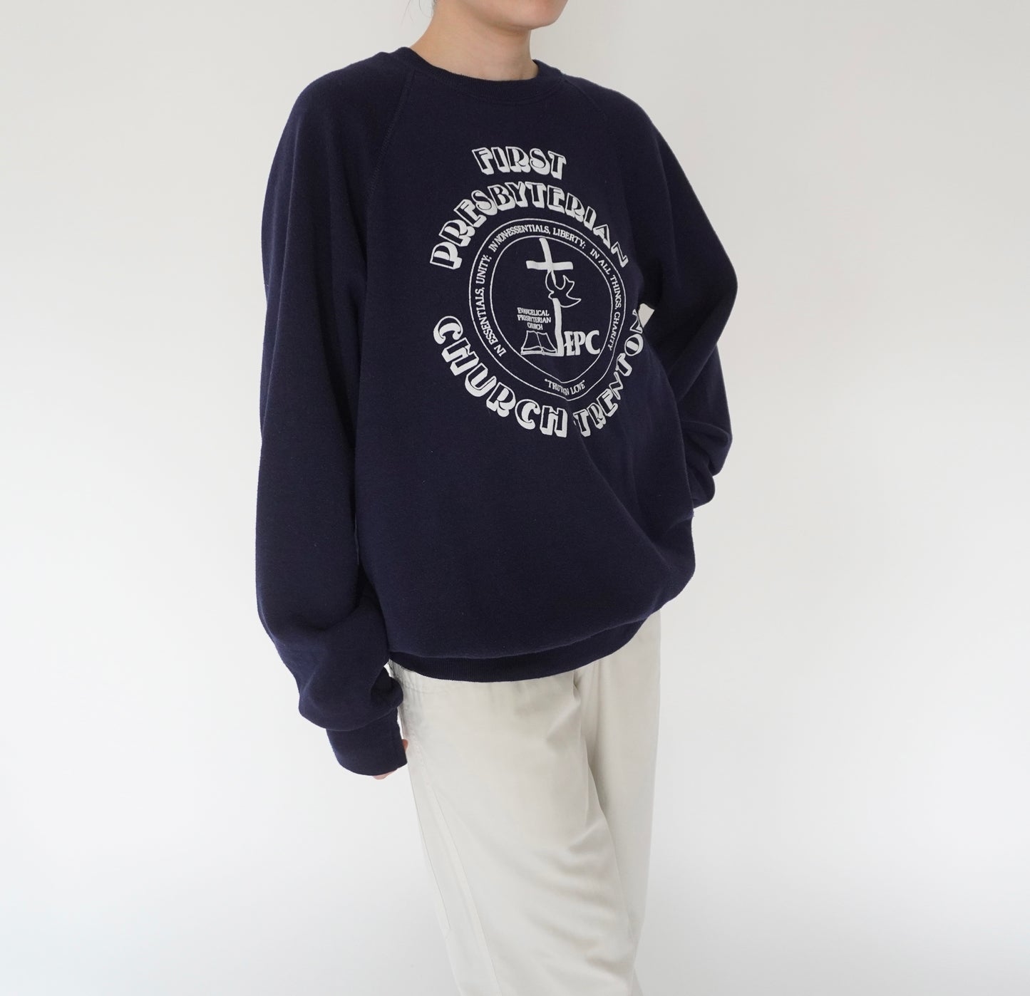 90s Printed Sweater Made in USA