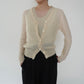 90s Ivory Knit Cardigan