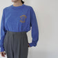 90s Printed Long T-shirt Made in USA