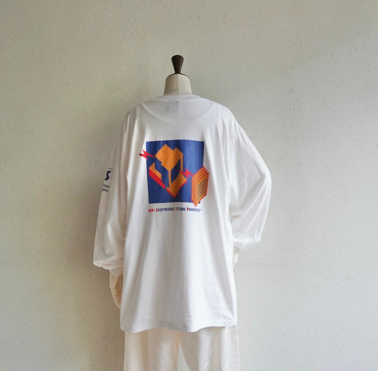 90s Printed Long Sleeves T-shirt Made in USA