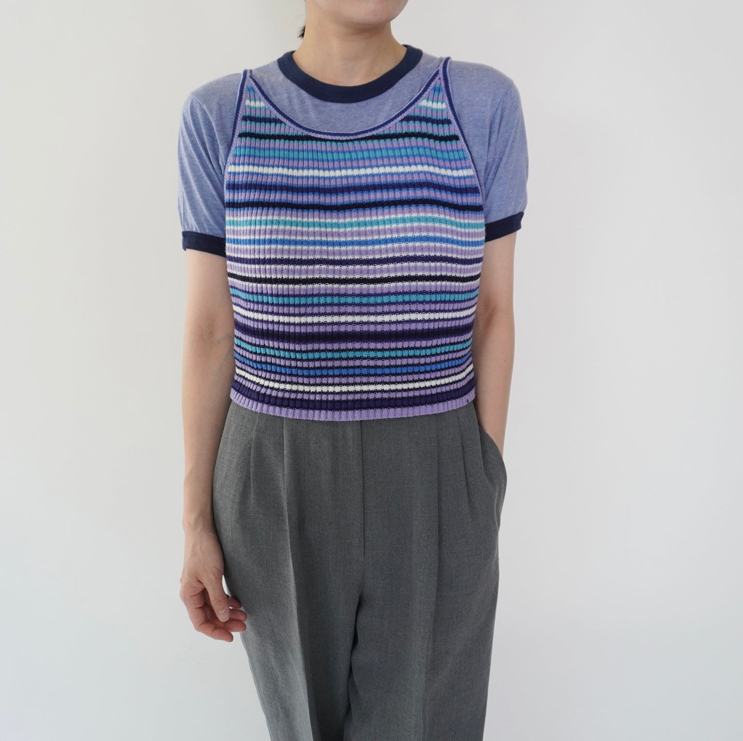90s Striped Camisole Top