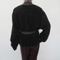 80s EURO Design Suede x Leather Jacket