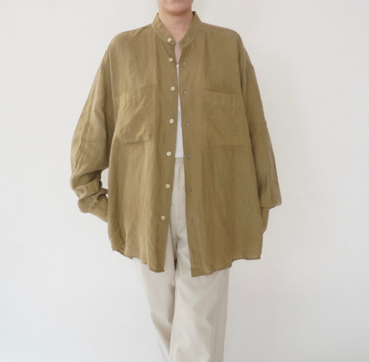 80s Linen Shirt Made in Italy