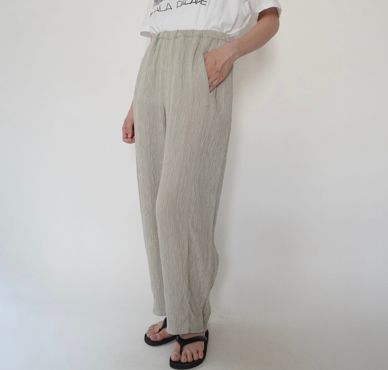 90s Silk Pleated Pants