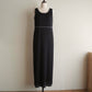90s Black Sleeveless Dress Made in USA