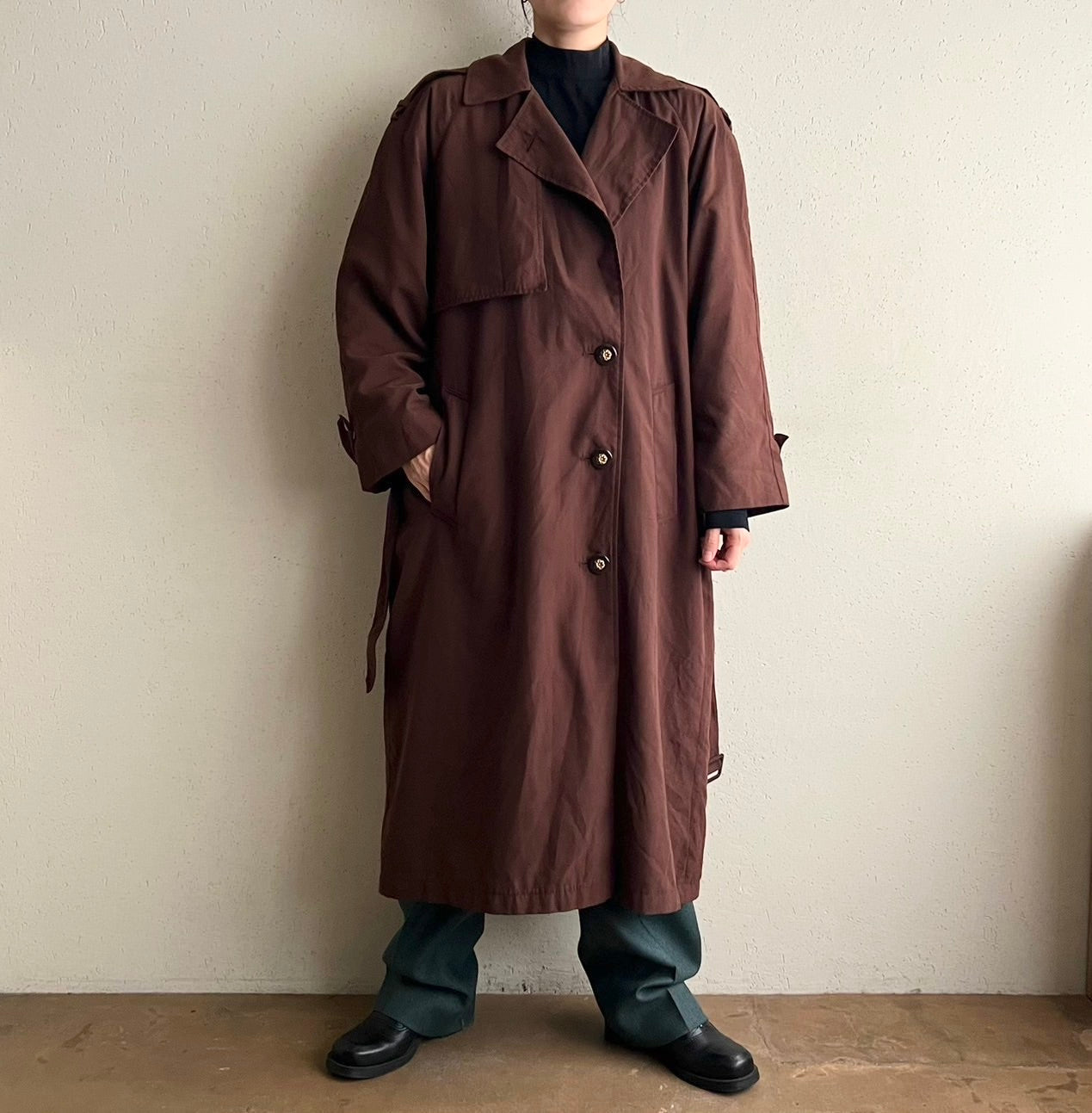 90s Brown Coat