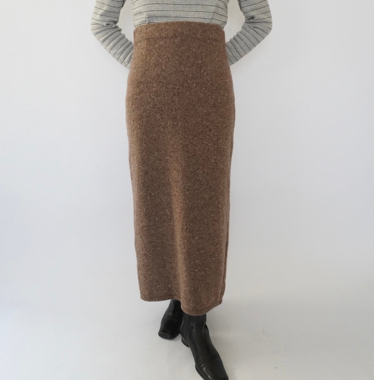 90s Mix Knit Skirt Made in Italy