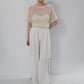 90s Linen Wide Pants
