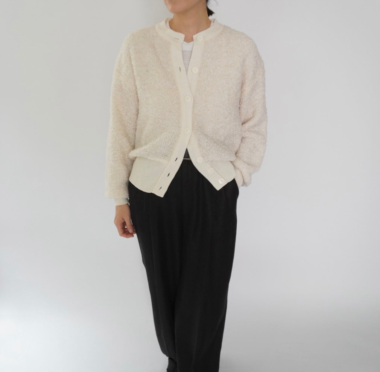 80s Design Knit Cardigan