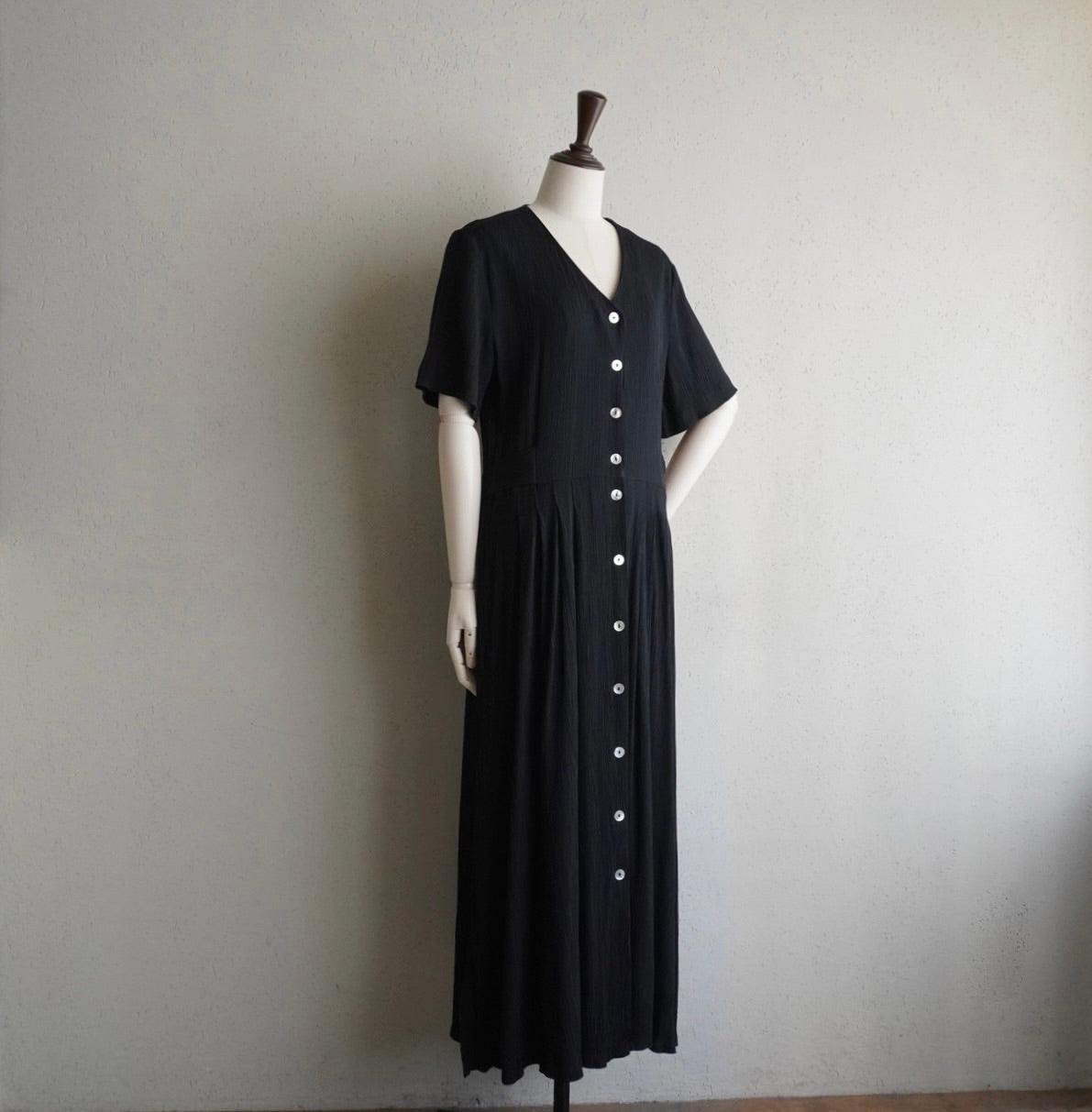 90s EURO Black Maxi Dress