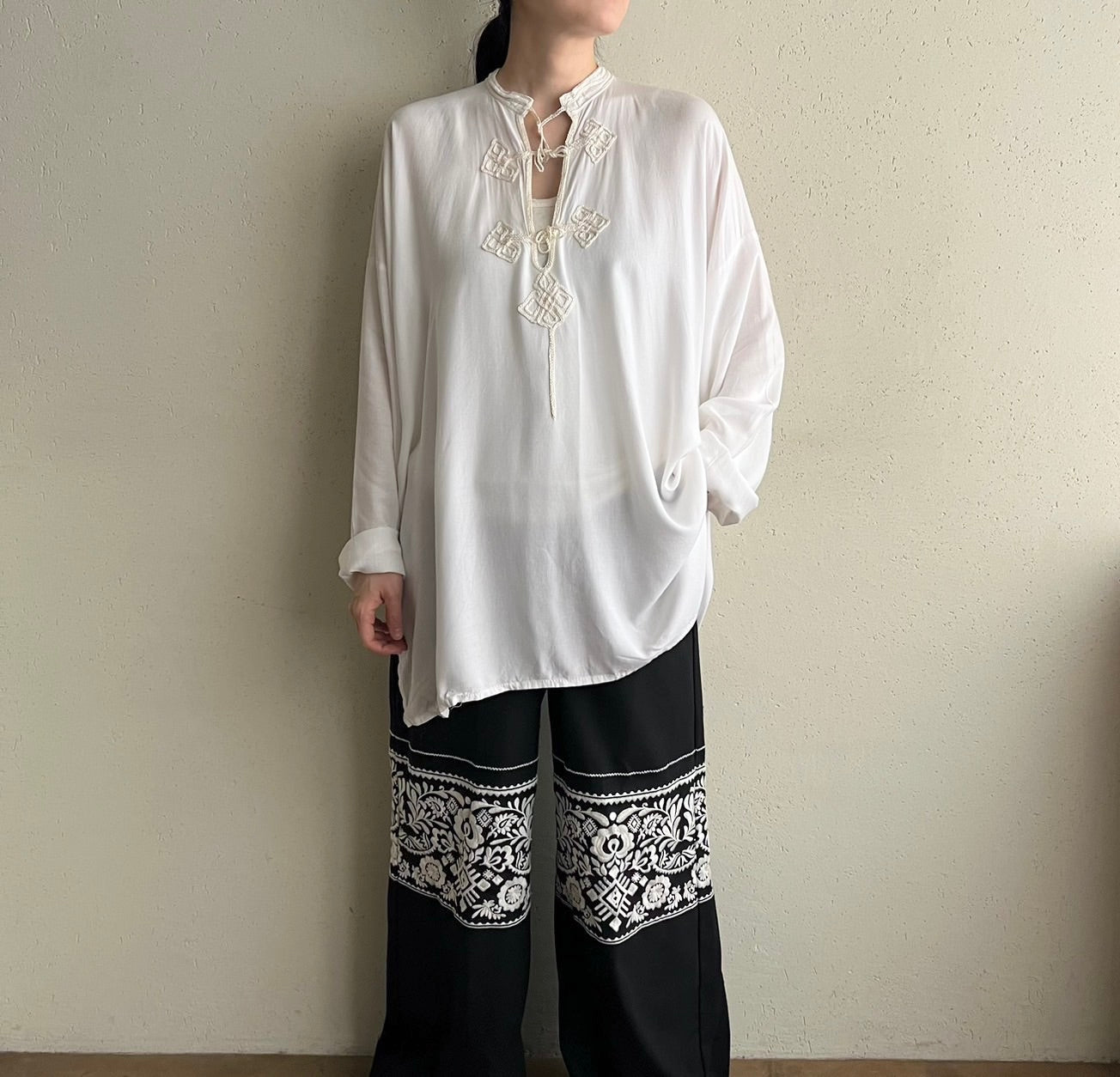 80s Embroidery Tunic