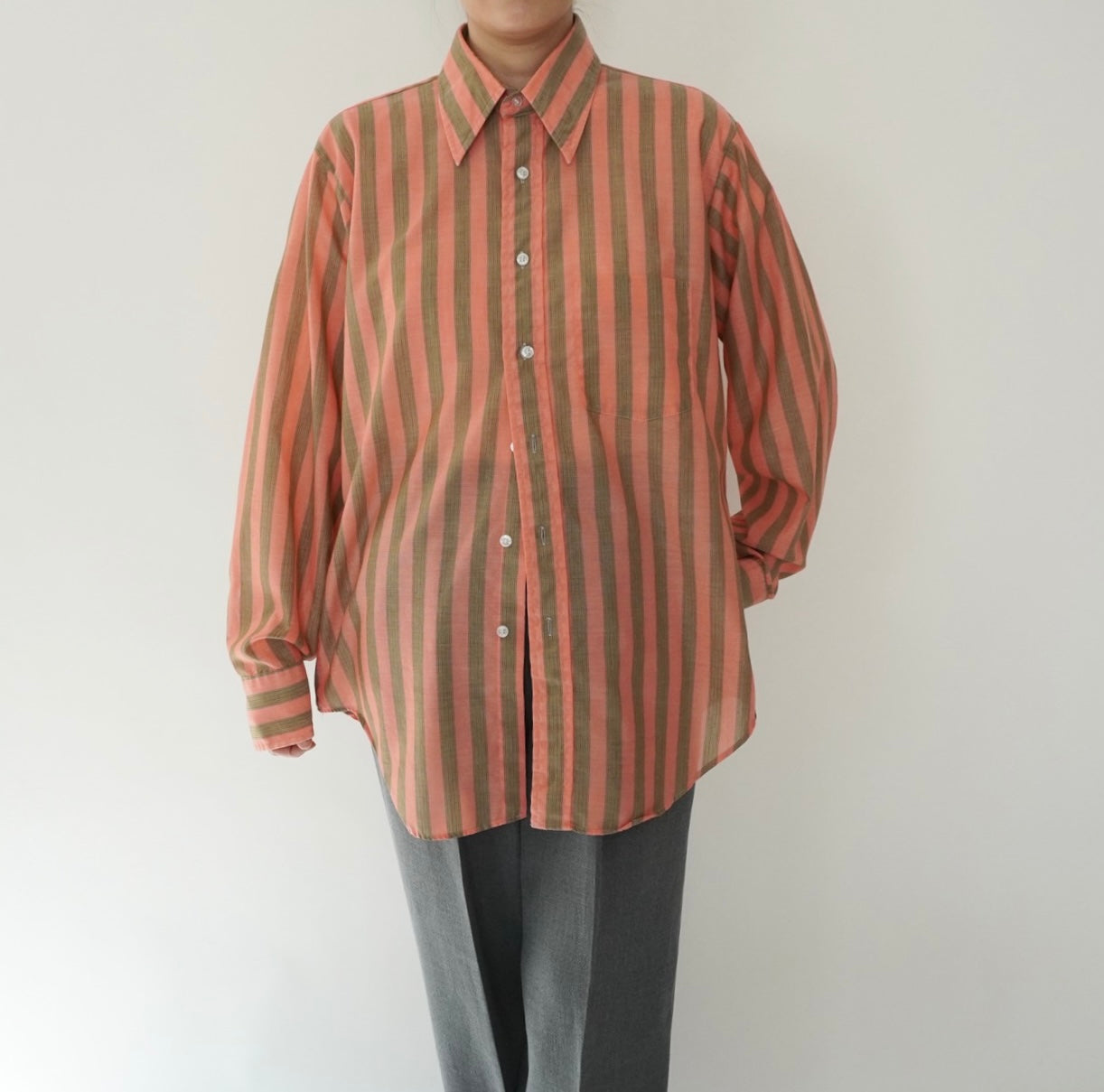 70s "Arrow" Striped Shirt