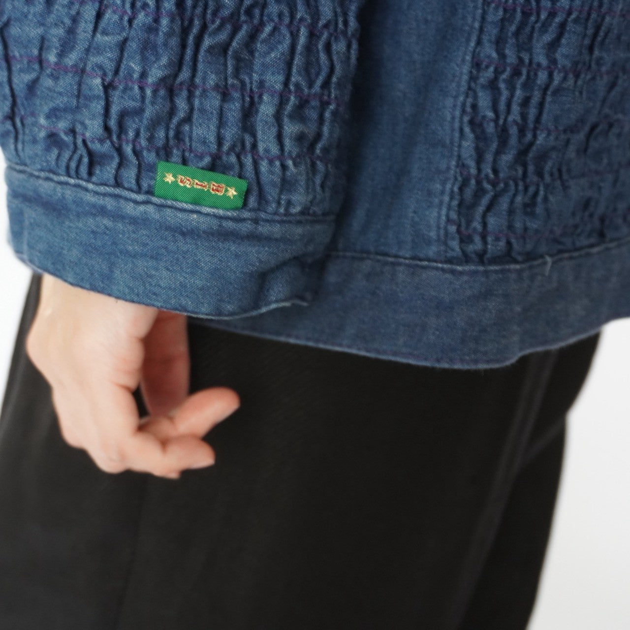 80s "BIS GINE EWING" Design Denim Jacket