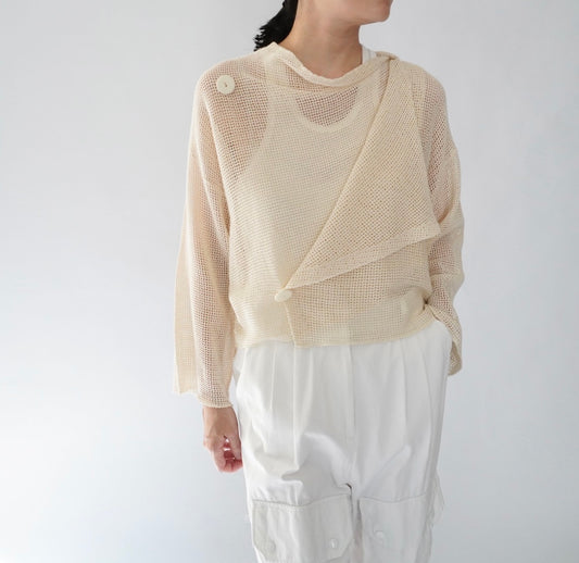 80s "garconne by yokohama" Cotton Cardigan,Jacket