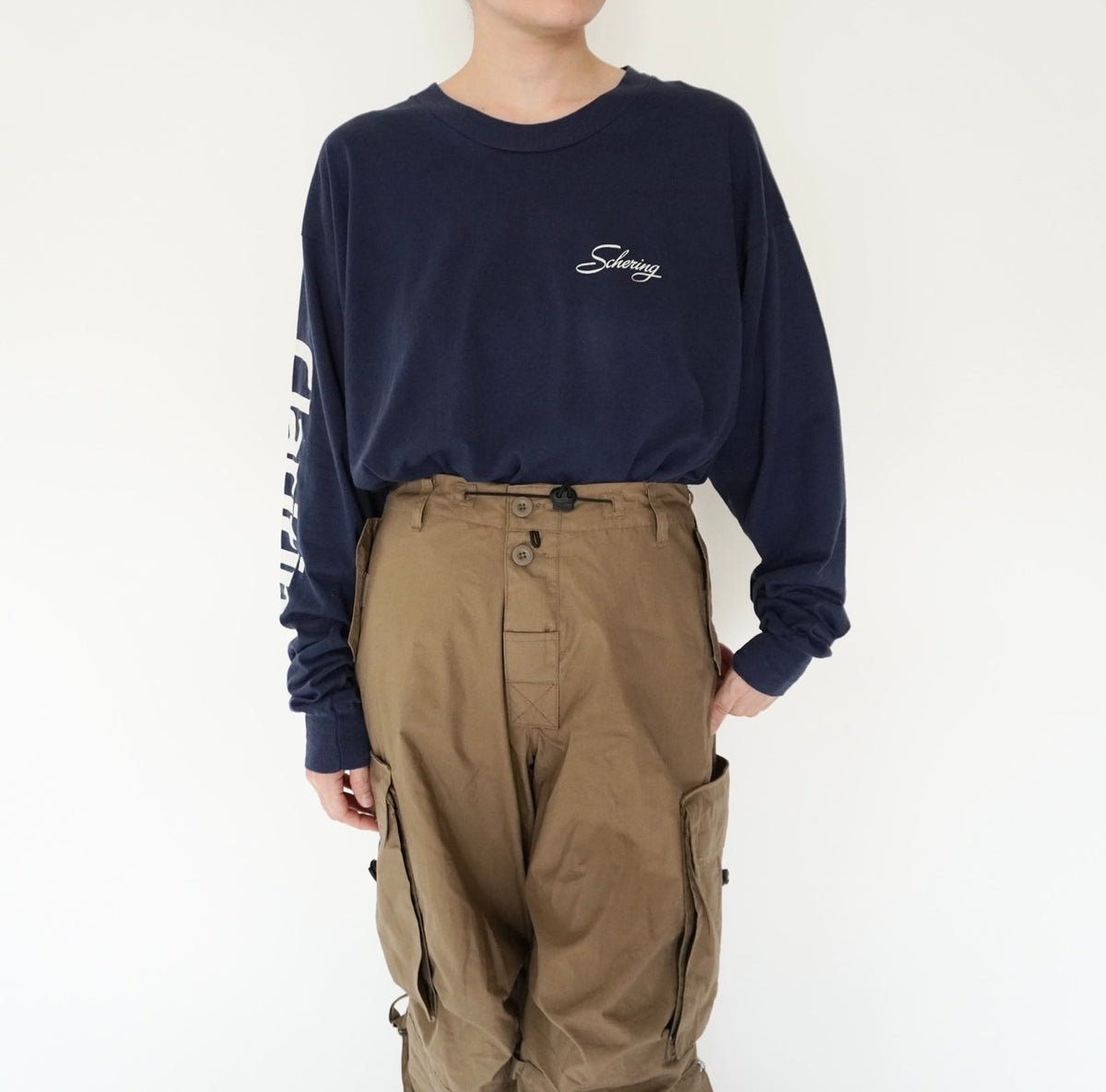 90s Long Sleeves Printed T-shirt Made in USA