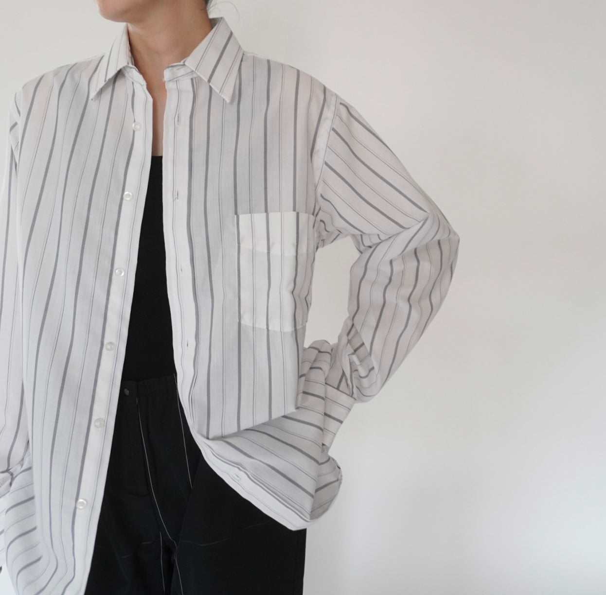 90s Striped Shirt Made in USA