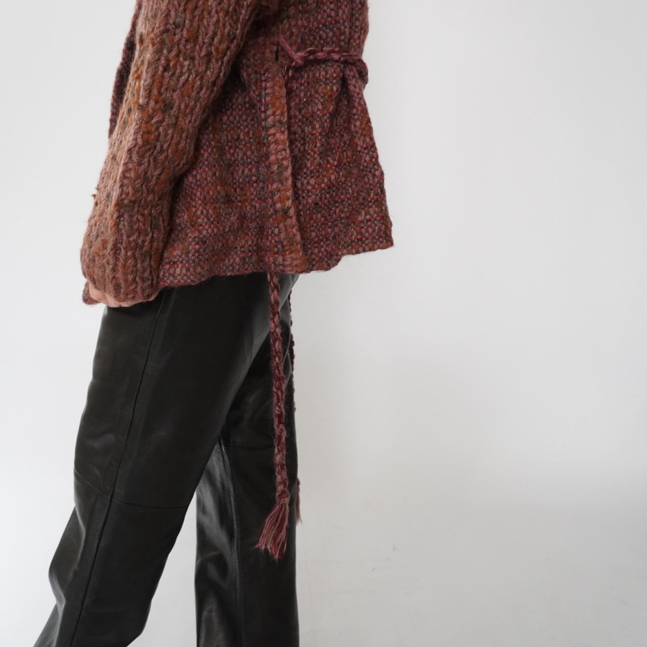 70s80s Woven Knit Jacket