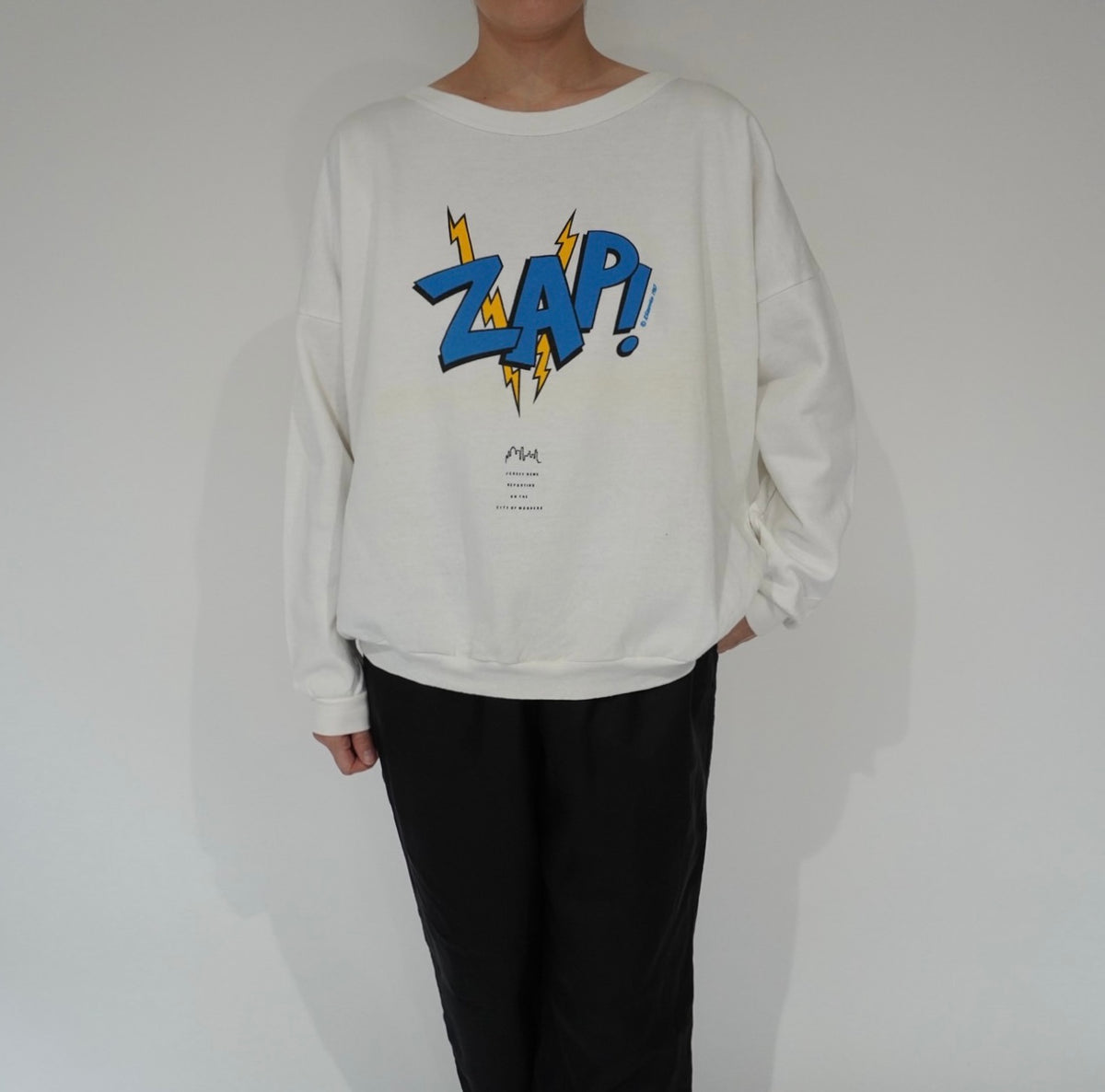 80s Printed Sweater Made in Canada