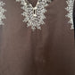 80s Embroidery Dress