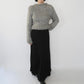 90s Maxi Pleats Skirt Made in USA
