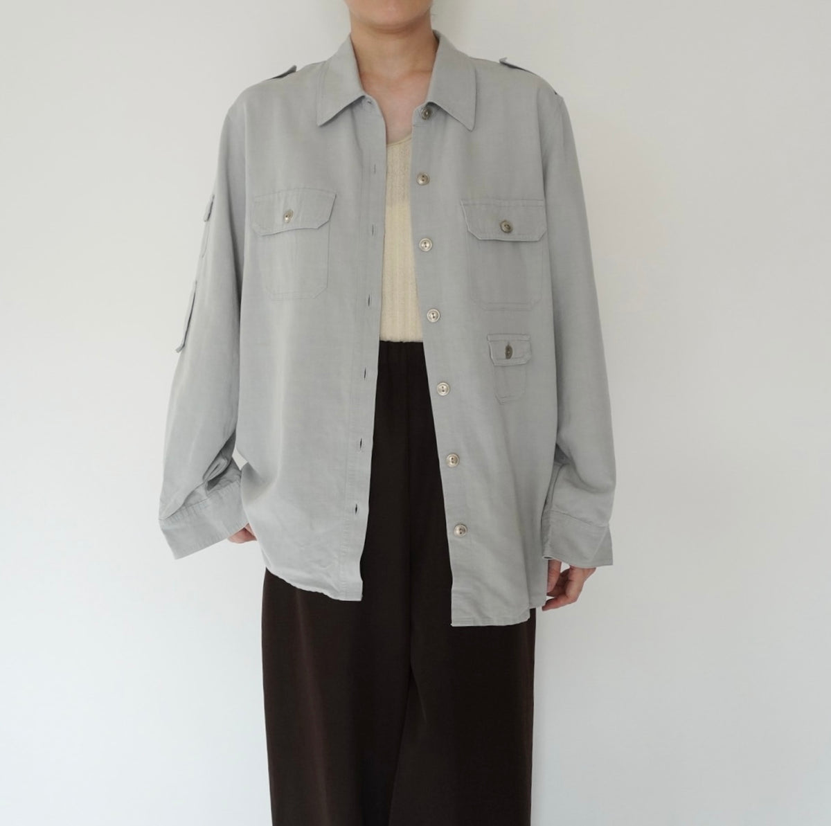 90s Design Rayon Shirt