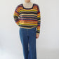 80s Multi Striped Knit