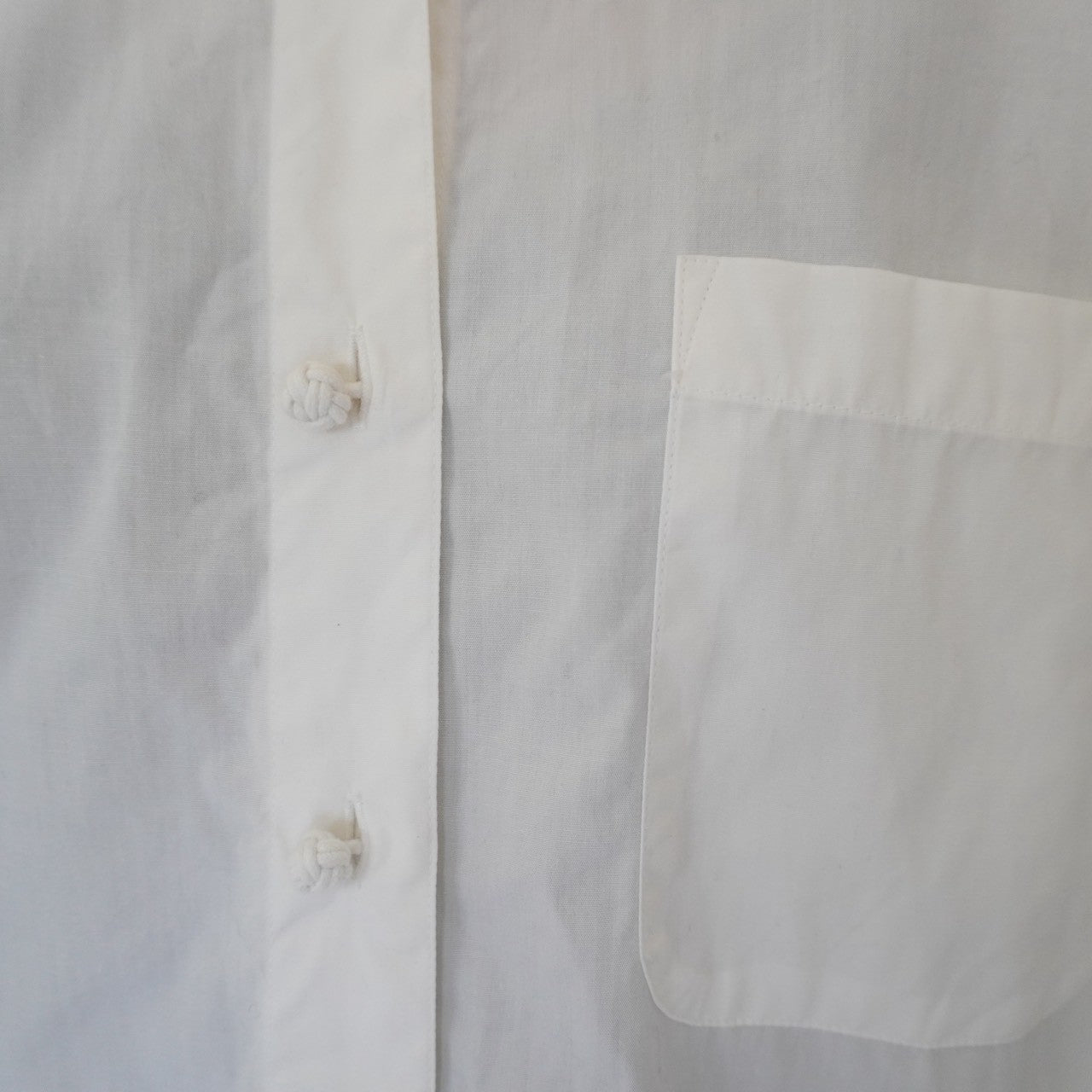 90s Embroidery Collar Shirt