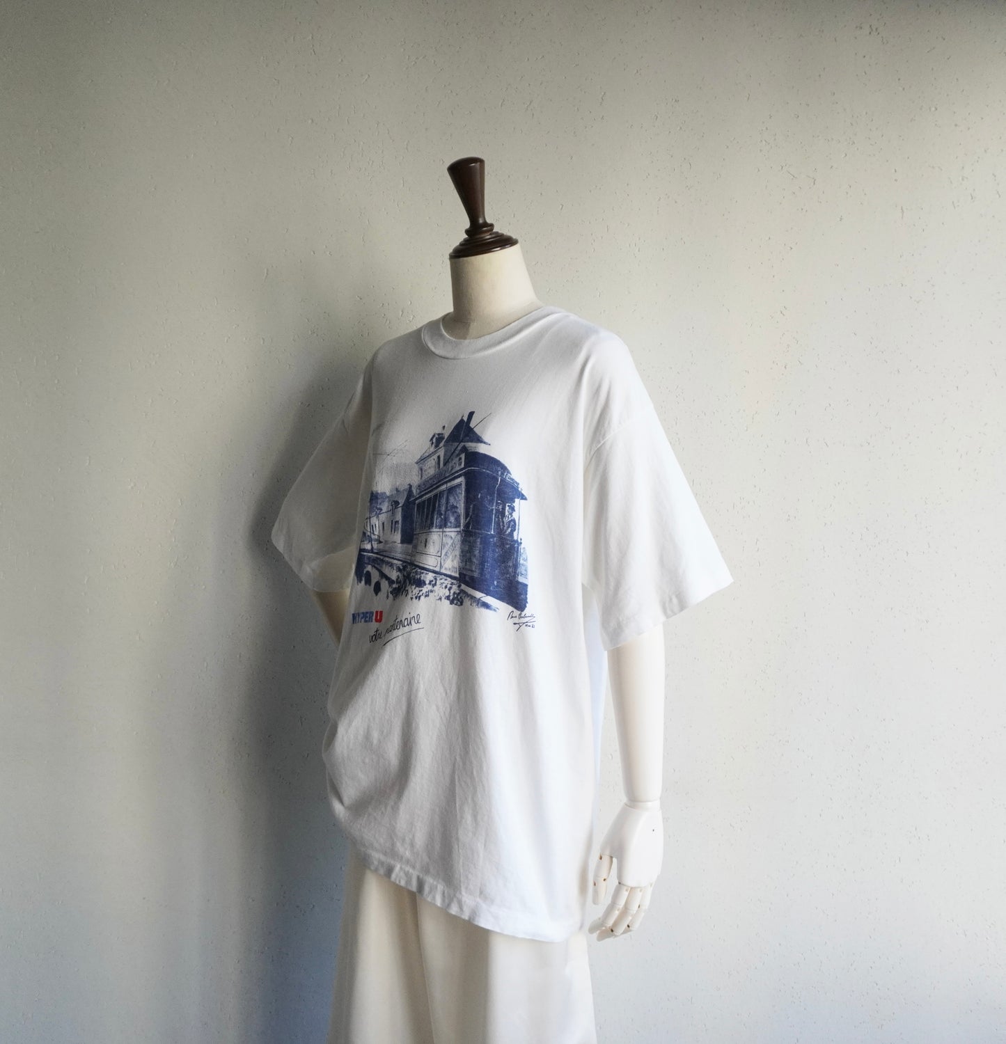 80s Printed T-shirt Made in France